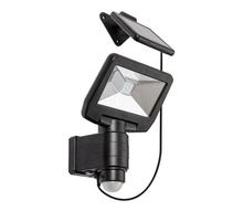 Välisvalgusti päikesepaneeliga Rabalux Dojran 77021, LED, 5W, 3,7V, IP44, must