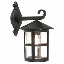 Õue seinavalgusti Elstead Hereford, 1xE27, 100W, IP43, must, 20 x 34.5 cm