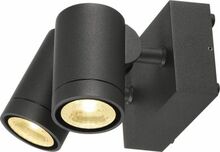 Õue seinavalgusti SLV Helia, 16 W, 3000 K, IP65, antratsiit, 13 x 10.5 cm