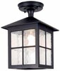 Välilaelamp Elstead Lighting Winchester BL18A-BLACK, 1xE27, 100W, IP43, must, 18.5 x 28 cm