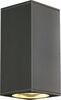 Õue seinavalgusti SLV Big Theo Up/Down, 75 W, GU10, IP44, 13 x 27.6 cm, antratsiit