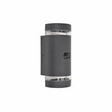Õue seinavalgusti Lutec Focus, 7 W, IP44, must