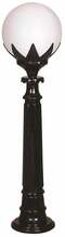 Vabaltseisev välisvalgusti Opviq BSU-68209-BSY-B, 60W, E27, IP65, must, 25 x 95 cm
