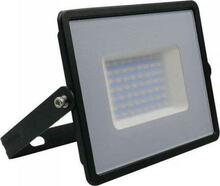 LED prožektor V-TAC E-seeria, 50W, 4000K, IP65, must