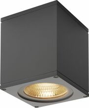 Õue seinavalgusti SLV Big Theo, 21 W, 3000 K, IP44, 13 x 14 x 13.5 cm, antratsiit