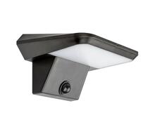 Välisvalgusti päikesepaneeliga Rabalux Qesa 77005, LED, 10W, 3,7V, IP44, must