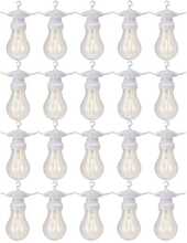 Aia valguskett ProGarden GARDEN GARLAND PARTY LIGHT, 20LED A60, valge juhe