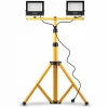 LED prožektor E-Kupieccompl TIGA, 2 x 50W, 4500K, must