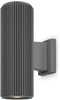 Õue seinalamp Maytoni Rando O419WL-02GR, 60W, E27, IP54, tumehall, 9.5 x 26 cm
