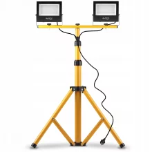 LED prožektor E-Kupieccompl TIGA, 2 x 50W, 4500K, must