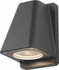 Õue seinavalgusti SLV Wallyx, 50 W, GU10, IP44, antratsiit, 10 cm x 15.3 cm