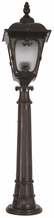 Vabalt seisev välisvalgusti Opviq BSU-68181-BSY-B, 60W, E27, IP65, must, 20 cm x 100 cm