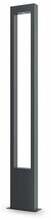 Välisvalgusti post Maytoni Bonn O425FL-L20GF, 25 W, LED, IP65, grafiit, 20 cm x 150 cm