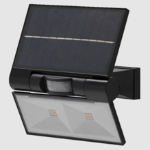 LED prožektor Ledvance Flood Solar, 2,9W, IP44, tumehall, 3000K, liikumisanduriga