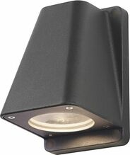 Õue seinavalgusti SLV Wallyx, 50 W, GU10, IP44, antratsiit, 10 cm x 15.3 cm