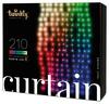 Nutikas jõulutuled Twinkly Curtain, 210 LED, RGBW, 2,1 m, IP44
