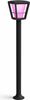 Postvalgusti Philips Hue Econic, 15 W, IP44, must