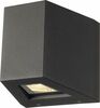 Õue seinalamp SLV Out-Beam, 18 W, IP44, antratsiit, 15 cm x 15 cm