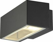 Õue seinavalgusti SLV Box, 80 W, R7s, IP44, 22 x 9 cm, antratsiit
