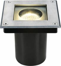 Süvistatav välisvalgusti SLV Dasar 70, 35 W, GU10, IP67, roostevaba teras, 13 cm x 12 cm