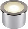 Süvistatav välisvalgusti SLV Dasar Flat 120 EL, 7 W, 3000 K, roostevaba teras, 12 cm x 8 cm