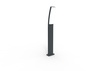 Välisvalgusti Lutec Kira, 7288902118, 18W, LED, IP54, antratsiit, 11.4 cm x 74 cm