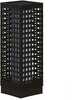 Automaatne LED aialamp Outsunny, 15,5 x 15,5 x 46 cm, must