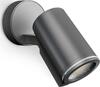 Seinalamp välitingimustesse Steinel Spot One 058623, 1xGU10, 7W, 3000K, 512 lm, IP44, antratsiit