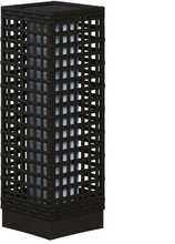 Automaatne LED aialamp Outsunny, 15,5 x 15,5 x 46 cm, must