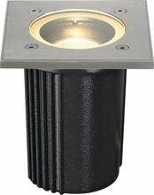 Süvistatav välisvalgusti SLV Dasar Exact, 35 W, GU10, IP67, roostevaba teras, 11.6 cm x 16.5 cm