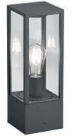 Välisvalgusti Trio, must, E27, 4 cm