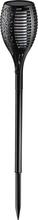 Päikeseenergia aialamp Neo, SMD leegiefekt, laetav, 78 cm
