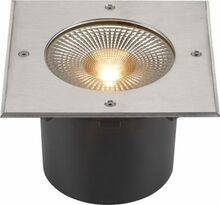 Süvistatav välisvalgusti SLV Rocci 200 EL, 16 W, 3000 K, roostevaba teras, 20 cm x 14 cm