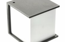 Seinalamp välistingimustesse GTV Tropea, 10 W, 4000 K, IP54, 11.5 x 11.5 cm, must