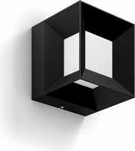 Välisseinavalgusti Philips MyGarden Parterre, 8 W, 2700 K, IP44, must