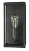 Õue seinavalgusti AZzardo Niklas, 60 W, E27, IP44, must, 18 cm x 33 cm