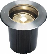Süvistatav välipõrandavalgusti SLV Dasar, 75 W, GU10, IP67, 21.5 x 16 cm, roostevaba teras