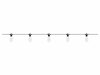 Õue valguskett Markslojd Garden 24, 5,5 m, 10 LED, IP44, must