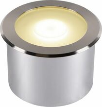 Süvistatav välisvalgusti SLV Dasar Flat 120 EL, 7 W, 4000 K, roostevaba teras, 12 cm x 8 cm