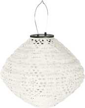 LED-latern House Nordic Harwood, 22 cm, valge, laetav