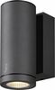 Õue seinavalgusti SLV Enola Round S, 6 W, 3000/4000 K, IP65, 6.8 x 16 cm, antratsiit