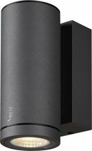 Õue seinavalgusti SLV Enola Round S, 6 W, 3000/4000 K, IP65, 6.8 x 16 cm, antratsiit
