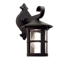 Õue seinavalgusti Elstead Hereford, 1xE27, 100W, IP43, must, 29 x 21 cm