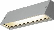 Õue seinavalgusti SLV Pema, 16 W, 3000/4000 K, IP65, hall/läbipaistev