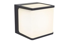 Õue seinavalgusti Lutec Doblo, 5197002125, 14.5W, LED, IP54, antratsiit, 11 cm x 10 cm