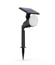 Maasse torgatav LED välisvalgusti Philips Jivix, 1.4W, 2700K, 150lm, IP44, must