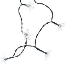 Päikesepatareiga lillekujulised aiatuled, 7 m, 50 LED, värvilised, IP65