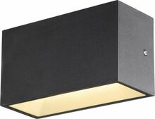 Õue seinalamp SLV Sitra M, 14 W, 3000/4000 K, IP44, antratsiit