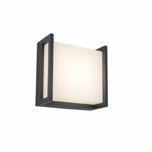 Välisvalgusti Lutec Qubo, 9.5 W, antratsiit, IP54