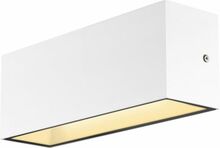 Õue seinalamp SLV Sitra L WL Up/Down, 24 W, 3000/4000K, IP44, valge